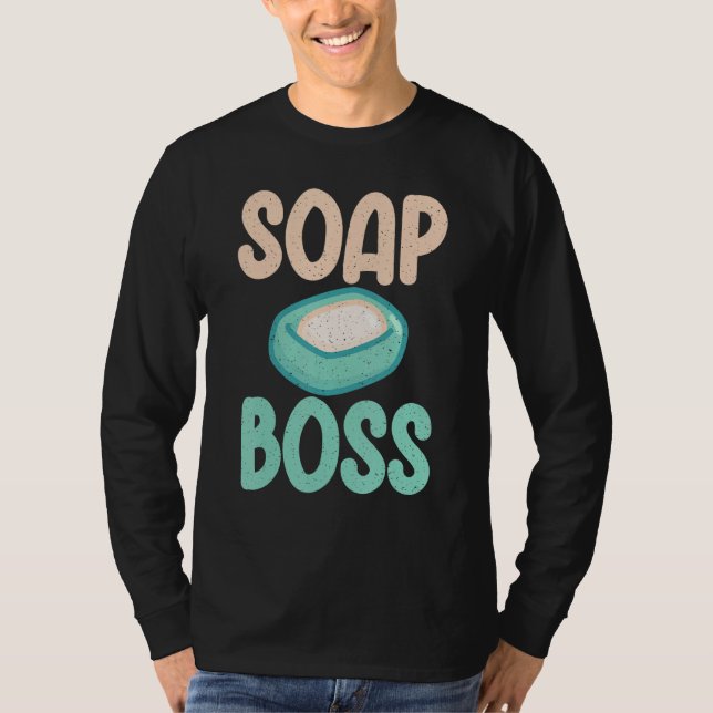 Soap Boss Soap Making T-Shirt (Vorderseite)