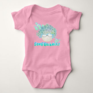Soap Bubbles Girl pink Baby Strampler