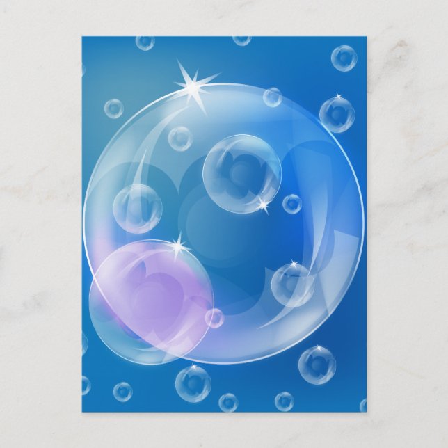 Soap bubbles postkarte (Vorderseite)
