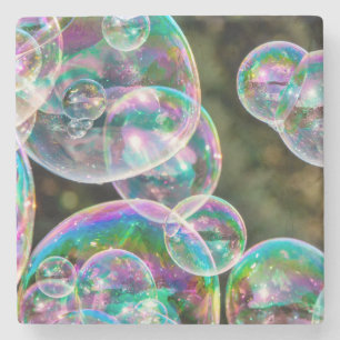 Soap bubbles steinuntersetzer