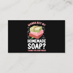 Soap Crafting Wanna kaufen meine hausgemachte Seif Visitenkarte
