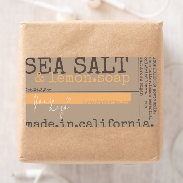 Soap Product Packaging Modern Messenger Logo Templ (Insitu)