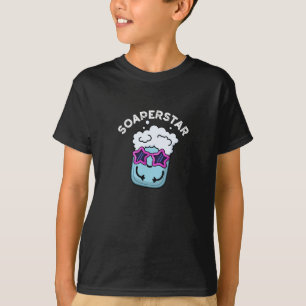 Soaperstar Funny Soap Pun Dark BG T-Shirt