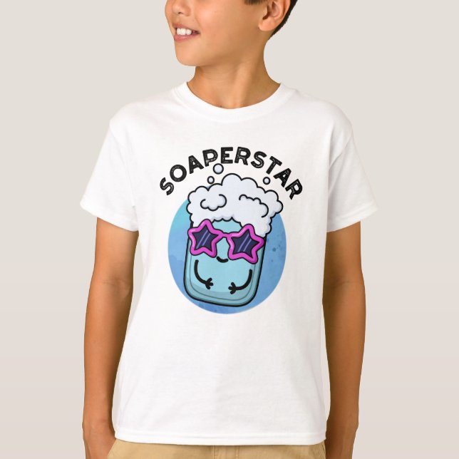 Soaperstar Funny Superstar Soap Puff T-Shirt (Vorderseite)