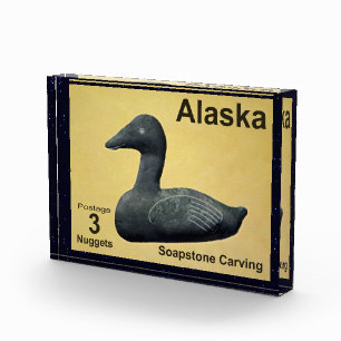 Soapstone Eider - Alaska Postage Fotoblock