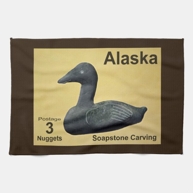Soapstone Eider Duck Handtuch (Horizontal)
