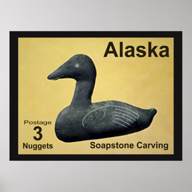Soapstone Eider Poster (Vorne)