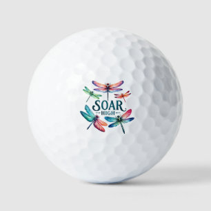 Soar High - Artistic Dragonfly Golfball