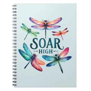Soar High - Artistic Dragonfly Notizblock