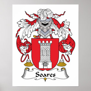 Soares Familienwappen Poster