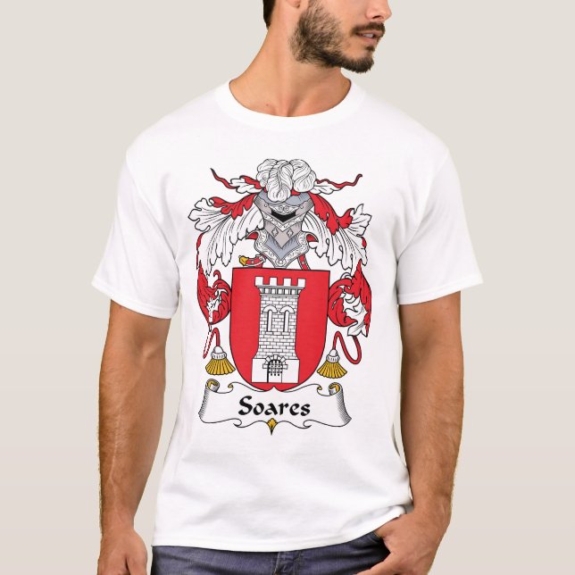 Soares Familienwappen T-Shirt (Vorderseite)