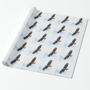 Soaring Bald Eagle Wildife Foto Art Geschenkpapier