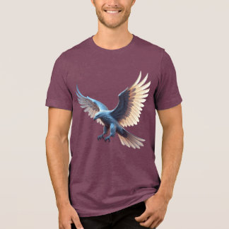 Soaring Crystal Eagle – Symbol of Transformation Tri-Blend Shirt