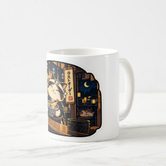 Soba Shop Katze — Letzte Bestellung Tasse | Japani