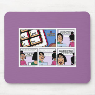 Sobald Frauen Schmuck verpfändeten! Mousepad