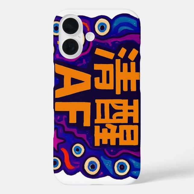 Sober AF - Chinesisch - iPhone / iPad-Hülle 16 Hülle (Rückseite)