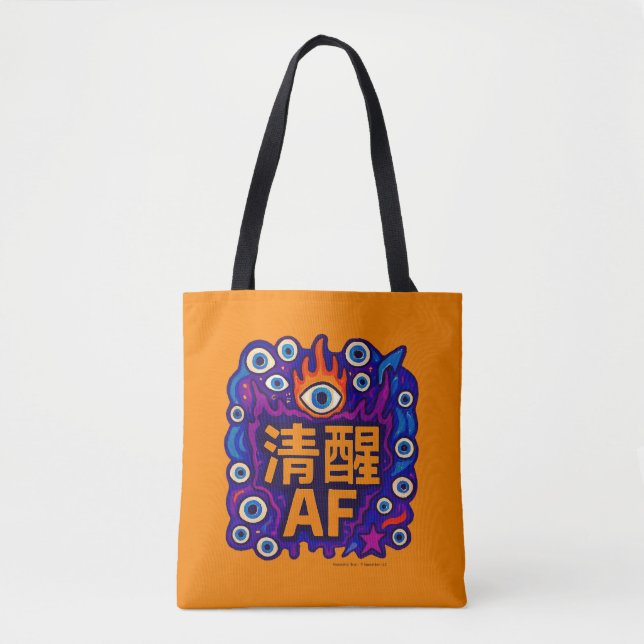 Sober AF - Chinesisch - Tot Tasche (Vorderseite)