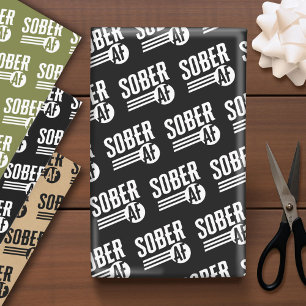 Sober AF - Erholung mit Stil und Einstellung Geschenkpapier Set