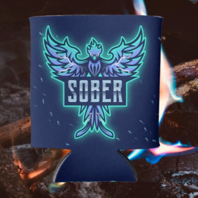 Sober Blue Phoenix Dosenkühler (Von Creator hochgeladen)