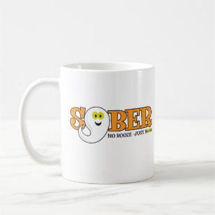 Sober Halloween mit Niedlichem Geist Kaffeetasse