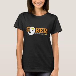 Sober Halloween mit Niedlichem Geist T-Shirt