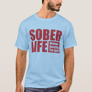 Sober Life - Red T-Shirt