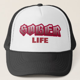 Sober Life Red Truckerkappe