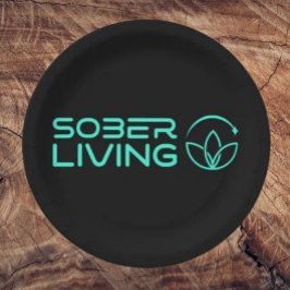 Sober & Shining - Lotus Power Paper Plate Pappteller