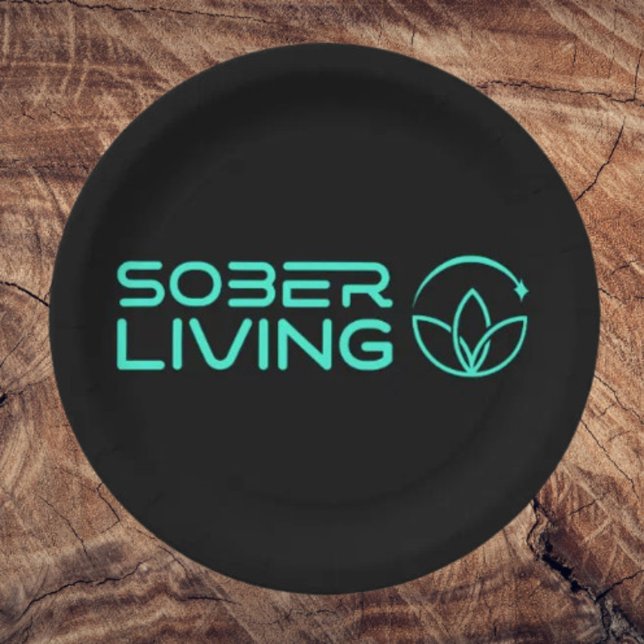 Sober & Shining - Lotus Power Paper Plate Pappteller (Von Creator hochgeladen)