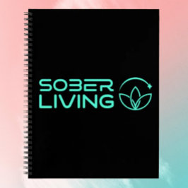 Sober & Shining - Lotus Power Spiral Notebook Notizbuch
