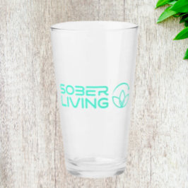 Sober & Shinting - Lotus Power Pint Glass Glas