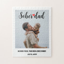 Sober Support Vater geben benutzerdefiniertes Foto