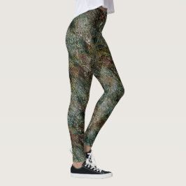 Sobras de tinta spray da cabine de pintura leggings