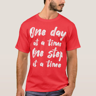 Sobratity eines Tages bei einem Schritt nach dem a T-Shirt