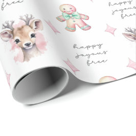 Sobriety Niedlich Hirsch Weihnachtsgeschenk Wrappi Geschenkpapier