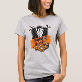 Sobriety Rocks mit Fledermäusen und Rose! T-Shirt