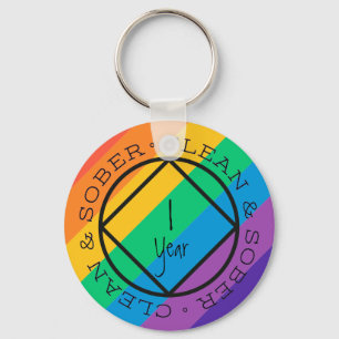Sobriety Schlüsselanhänger Custom Personalisiert K