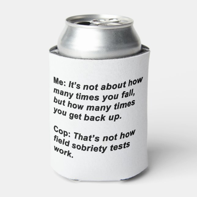 Sobriety Test Dosenkühler (Kanne Vorderseite)
