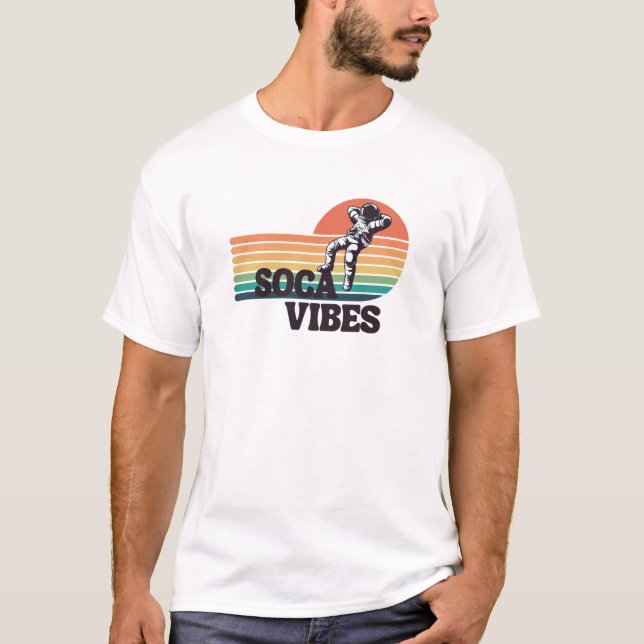 Soca Vibes Astronaut T-Shirt (Vorderseite)