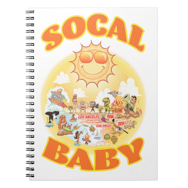 SoCal Baby Notizblock (Vorderseite)