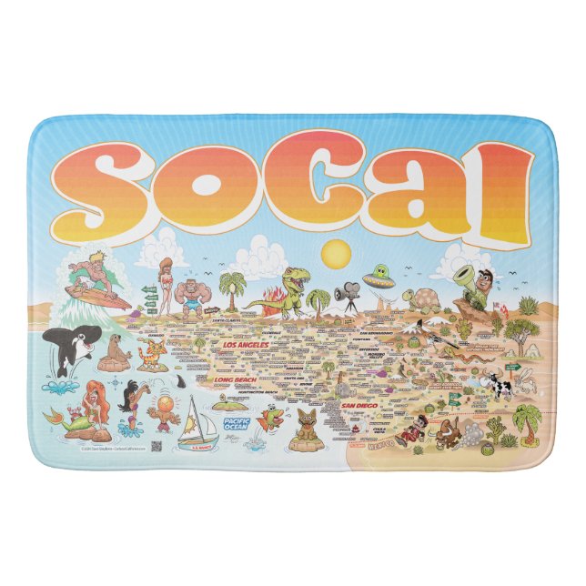 SoCal Badematte (Vorderseite)