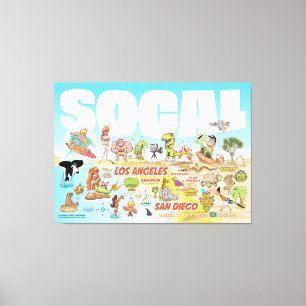 SoCal Canvas Print Leinwanddruck