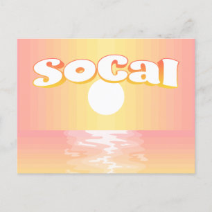 SoCal-Einstellung Postkarte