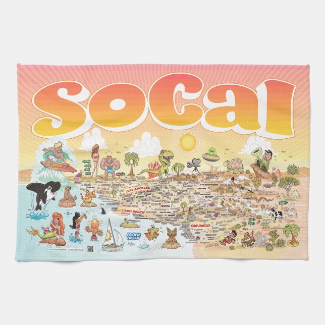 SoCal Geschirrtuch (Horizontal)