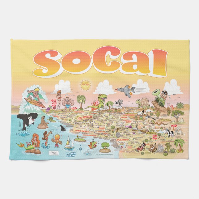 SoCal Geschirrtuch (Horizontal)