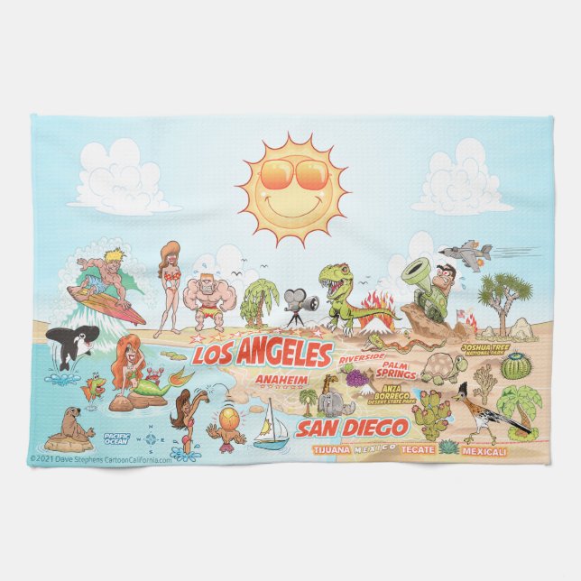 SoCal Geschirrtuch (Horizontal)