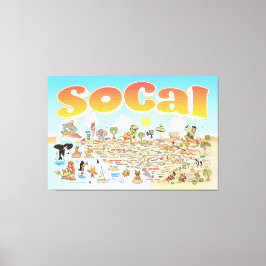 SoCal Leinwanddruck