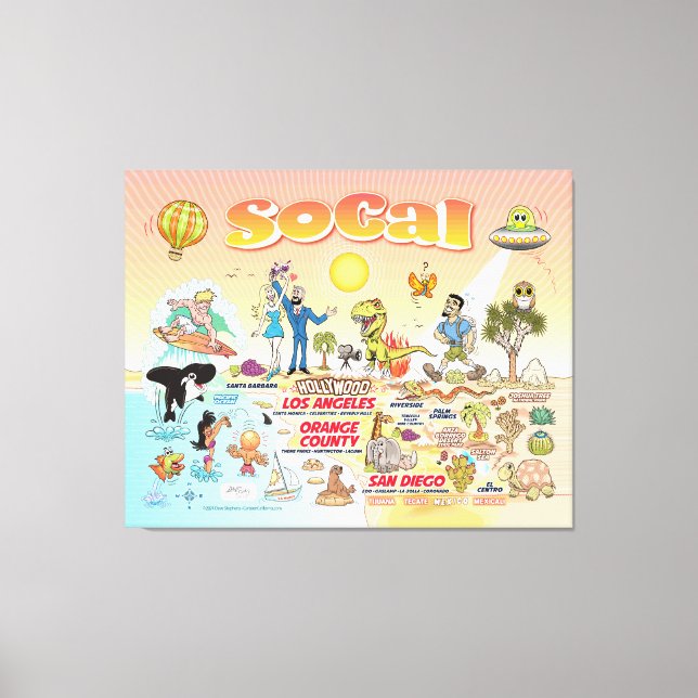 SoCal Leinwanddruck (Vorderseite)