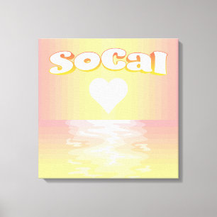 SoCal-Liebe Leinwanddruck