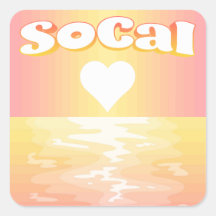 SoCal Liebe Square Sticker
